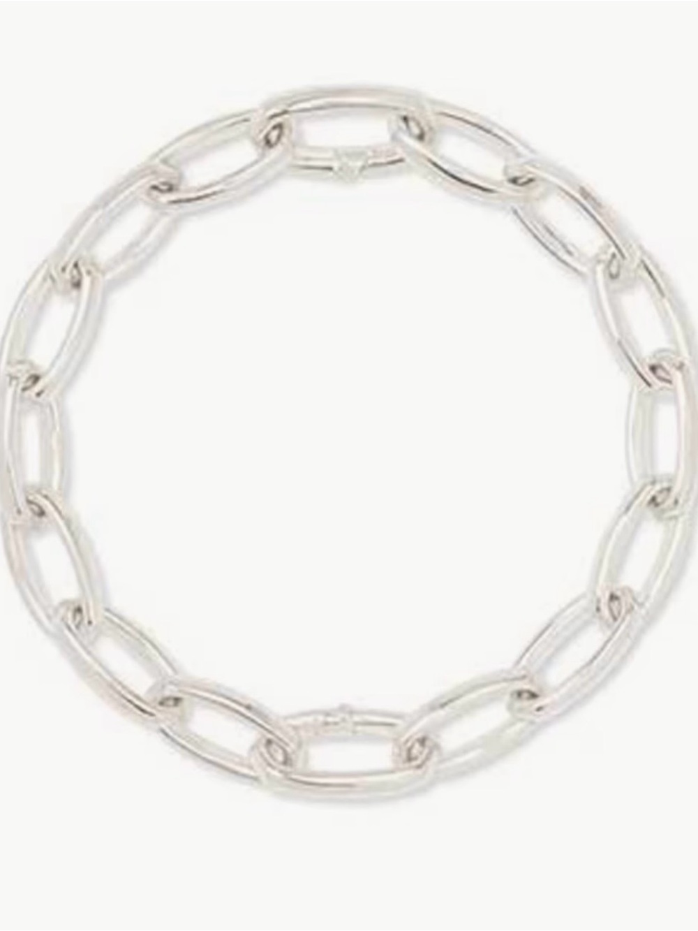 Kendra Scott Silver Oval Link Bracelet